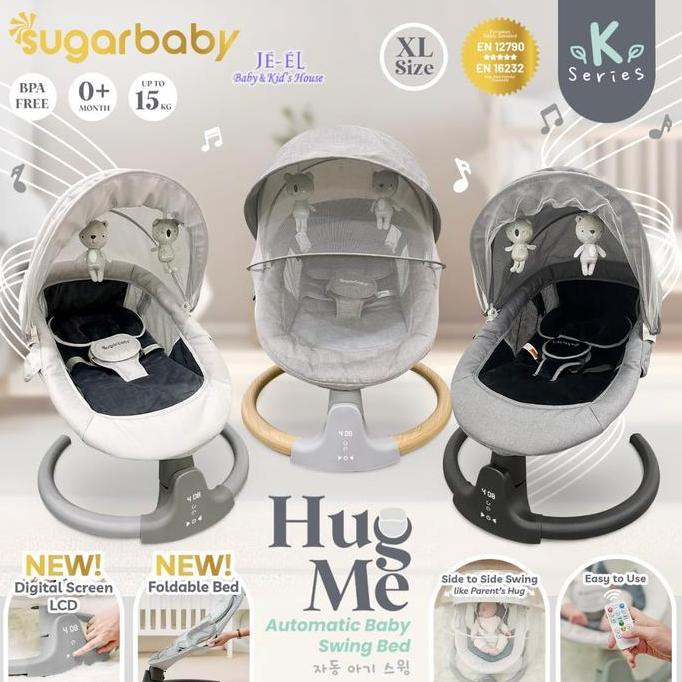 Sugar baby HUG ME Automatic Baby Swing BED & Sugar Baby Hug MeK-SERIEs Promo Premium