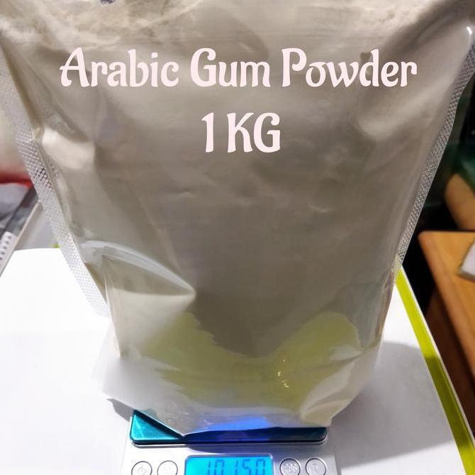 Grosir Gum Arabic 100% Asli Bubuk Gum Arab 1 Kg Gum Arabica Gom Arab Bahan Food Grade