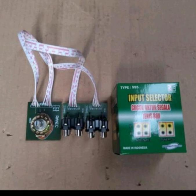 input selector parametrik switch rotar selektor sound system audio