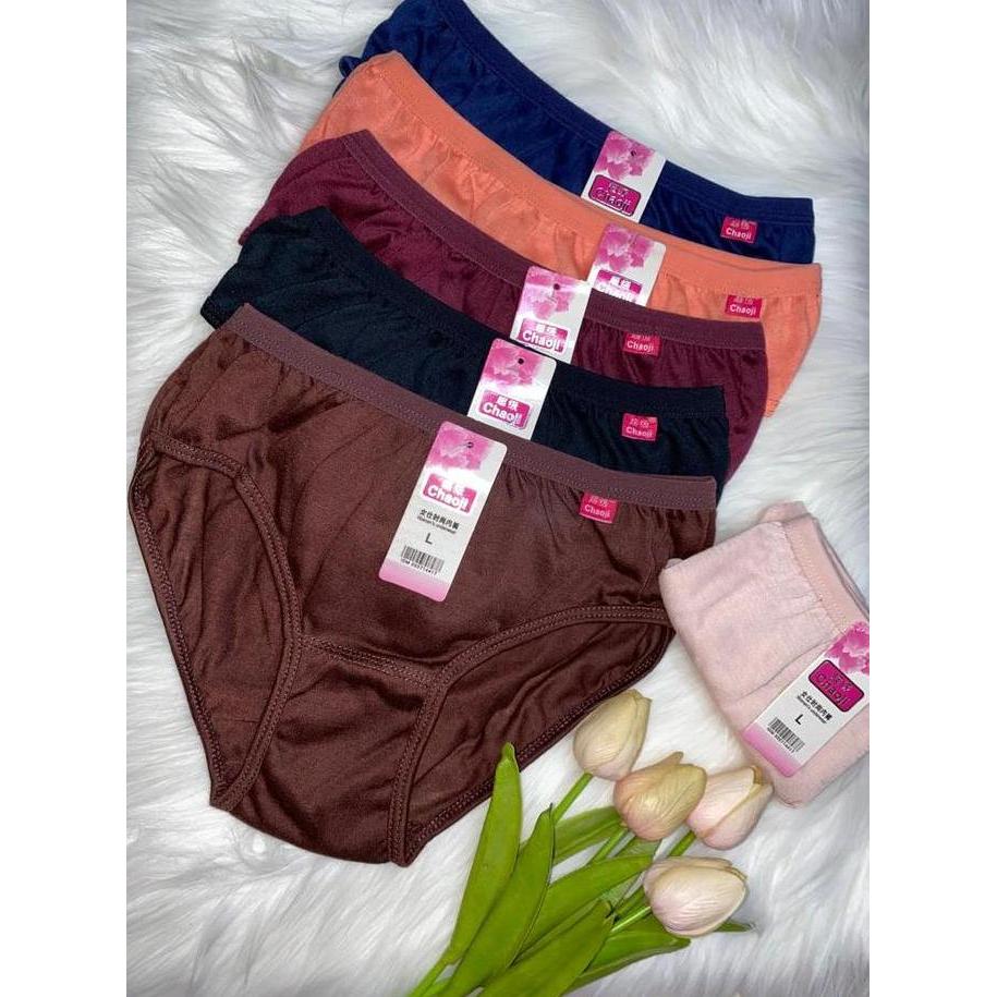 KAMANADITA6 - CELANA DALAM WANITA 6PCS CHAOJI SEKSI NYAMAN