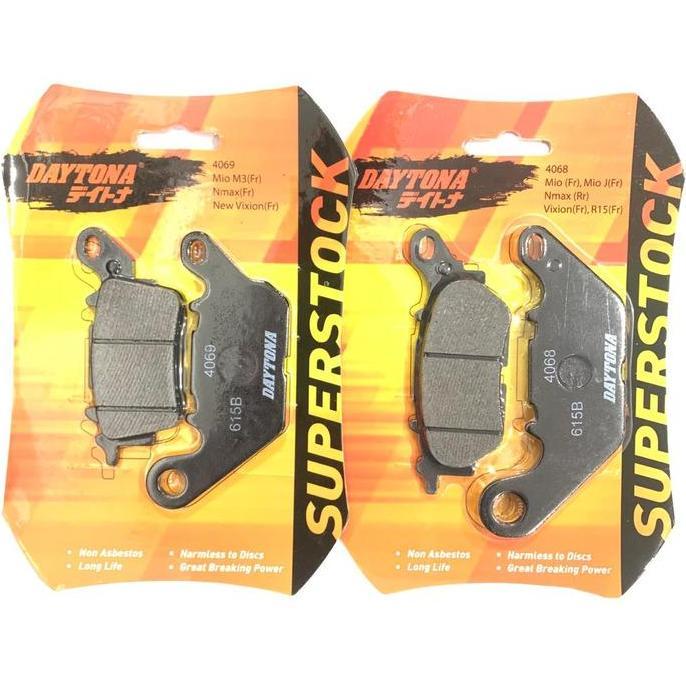 READY DISPAD KAMPAS REM DEPAN BELAKANG NMAX 155 DAYTONA SUPERSTOCK 4069 4068 G00D QU4LITY