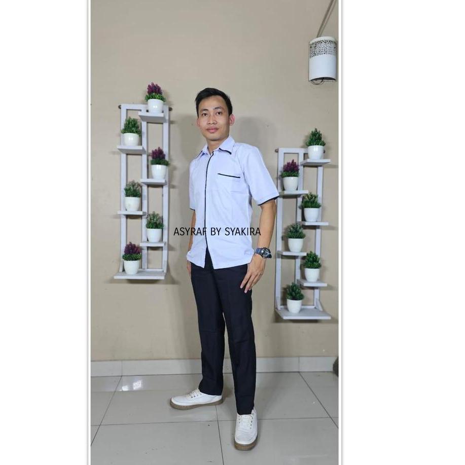 Premium Atasan Pdh Pria Putih,Seragam Pns Pppk