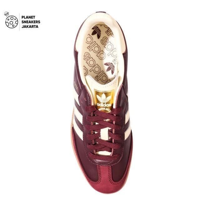 Adidas Samba OG Wmns "Black Maroon Gum" BNIB Orinal Sepatu Sneakers Wanita Sport Casual Cewek - Shoe