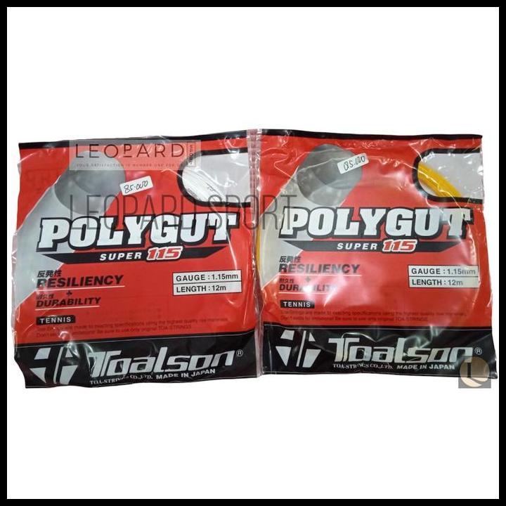Promo Senar Tenis Toalson Polygut Super 115 (18)/ Senar Raket Tennis