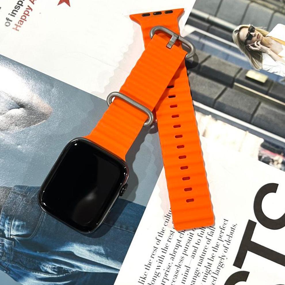 100% AMAN` PAKET HEMAT SILICONE OCEAN STRAP IWATCH APPLE WATCH ULTRA 3 2 49MM 44MM 40MM 45MM SERIES 