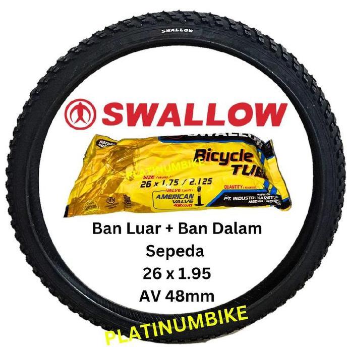 Promo PAKET Ban Luar + Ban Dalam 26 x 1.95 Sepeda MTB Federal Diskon
