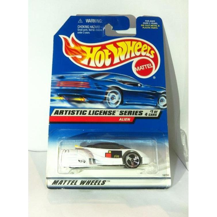 Hot Wheels. 1998 Artistic License - Alien. White Back MATTEL 1998
