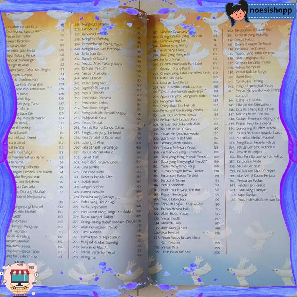 365 Cerita Alkitab Untuk Anak Buku Cerita Alkitab Kristen Anak Bergambar Sale