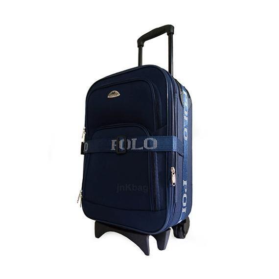 Koper 20 Inch Polo Gear Polo Twin Bahan Kain Original Ukuran Kabin