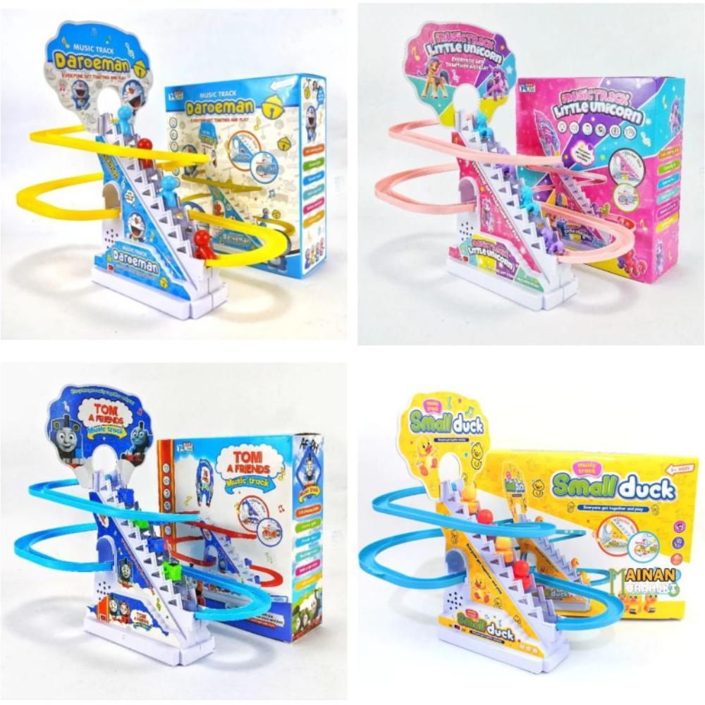 TERBARU 1067 Mainan Edukasi Bebek Anak Anak / Mainan Perosotan Bebek Seluncuran Tangga / Duck Track 