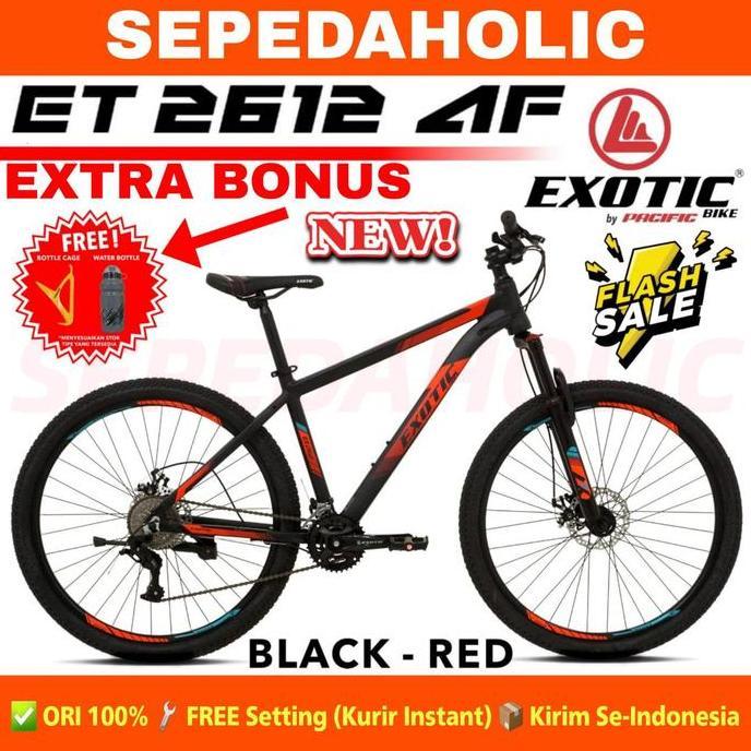 Terlaris Sepeda Gunung Mtb Exotic Et 2612 Am Size 26 & 27.5 Inch Alloy 18 Speed