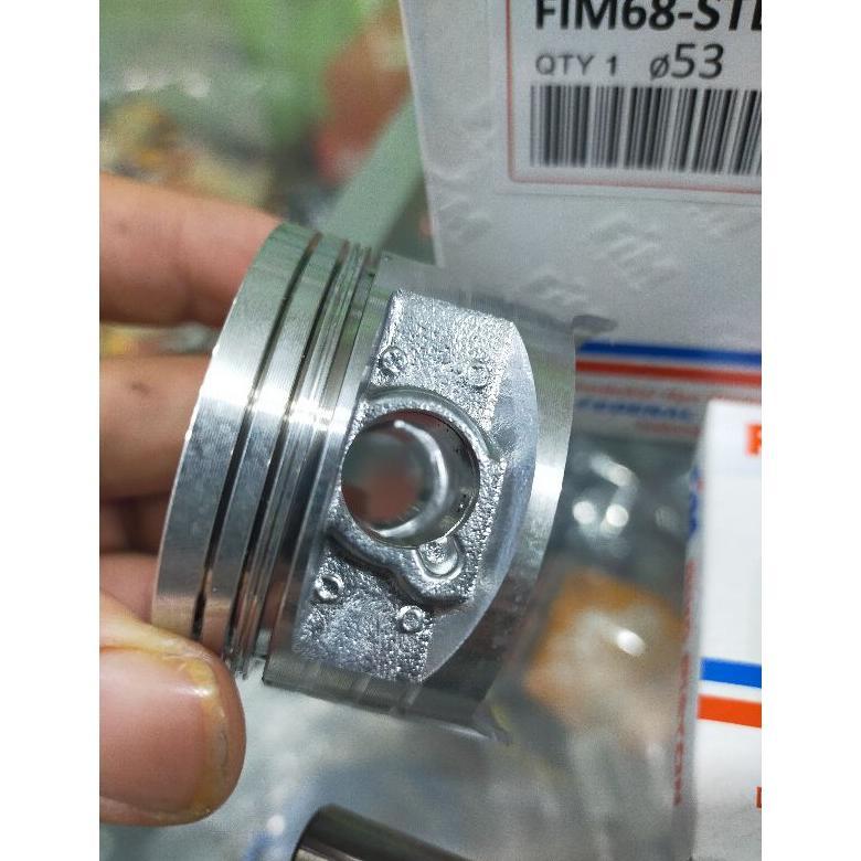 PISTON SEHER KIT SET FIM 68 UKURAN 53 53,5 54 54,5 55 PIN PEN 13 KAZE JUPITER Z VEGA R CRYPTON