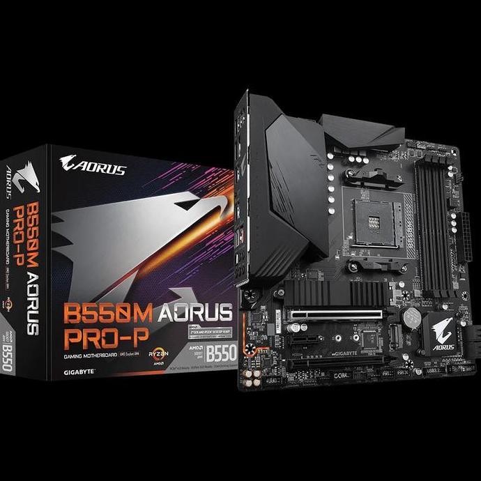 promo Motherboard B550M AORUS PRO P AMD AM4 Ryzen 5000 Series terlaris