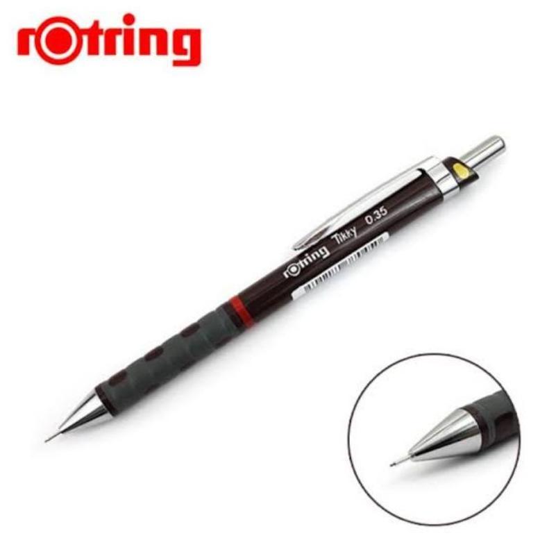 Rotring Tikky Pencil Burgundy - Pensil Mekanik 0.35mm