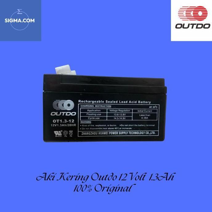 promo AKI KERING OUTDO 12V 1.3Ah terlaris