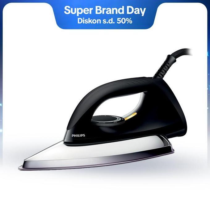 Philips Classic Setrika kering HD1173 Anti-Baret, Philips Setrika Kering Classic, seterika, seterika