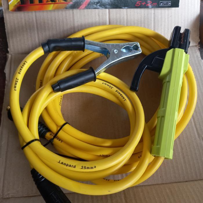 Paket Set Tang Las & Tang Masa & Kabel 5 Meter Stang Las Listrik Titan Original Dan Terpercaya