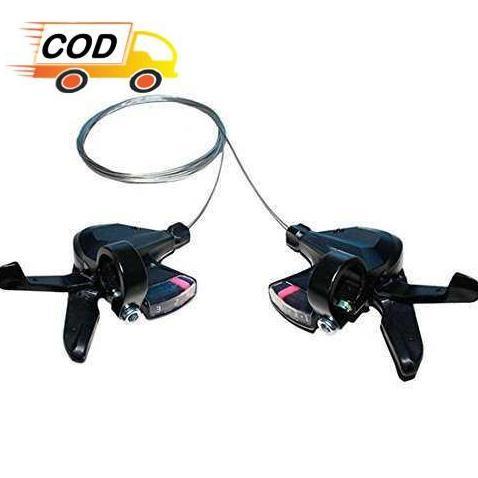 Promo Pengatur Kecepatan Gigi Sepeda 8 Speed Sepasang 2PCS RD Gear Shifter Trigger Handle Brake Leve