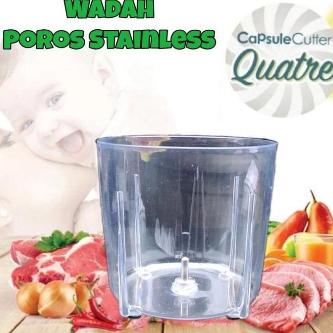 Cup Gelas Hand Blender Kapsule / Blender Capsul Cutter Quatre Poros/ Gelas Blender Kapsul cup blende
