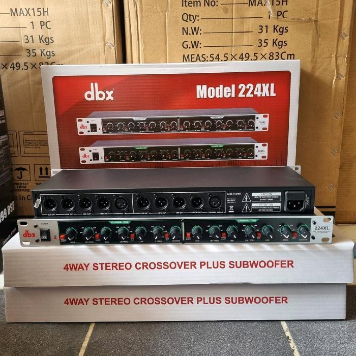 Crossover Dbx 224Xl 4 Way Krosofer Dbx 4 Way 224Xl Good Quality Original Dan Terpercaya