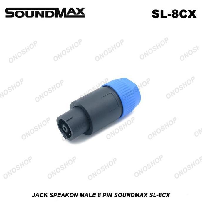 Jack Speakon Male 8 Pin Jack Spicon Soundmax SL-8CX