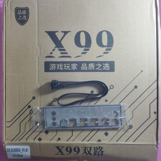 Motherboard ZX-DU99D4 X99 Dual Processor CPU LGA 2011-3 DDR4 Terlaris