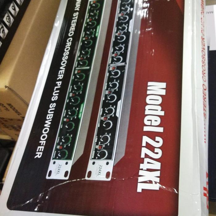 Crossover Dbx 224Xl 4Way Stereo Plus Subwoofer Original Dan Terpercaya