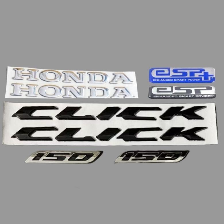 emblem click hitam emblem logo timbul 3D all new vario 2024 vario 125 dan 150 new dan vario 160