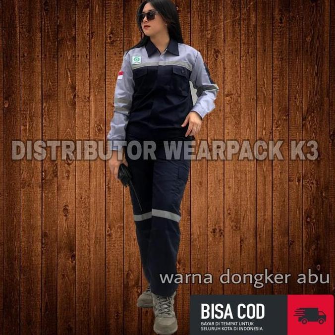 BAJU WEARPACK KERJA STELAN BAJU DAN CELANA SAFETY APD K3 ORIGINAL DAN TERPERCAYA