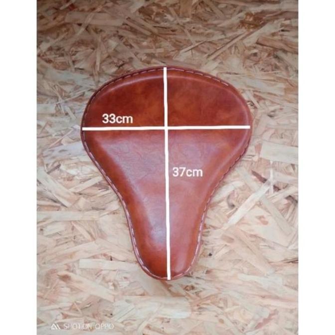 Jok single seat chopper, jok single seat bobber warna coklat TERMURAH