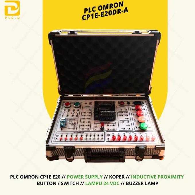 TRAINER KIT PLC OMRON CP1E E 20 DRA ORIGINAL DAN TERPERCAYA