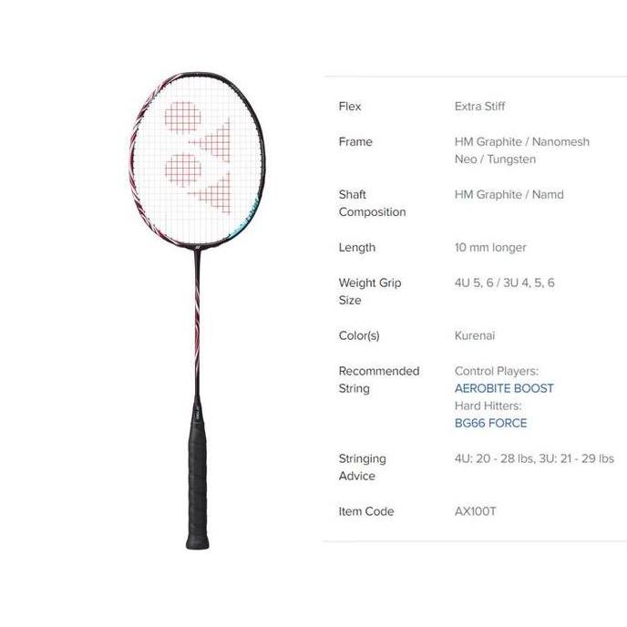 TERBARU - YONEX ASTROX 100 TOUR 100TOUR AX100 TOUR AX 100 TOUR KURENAI