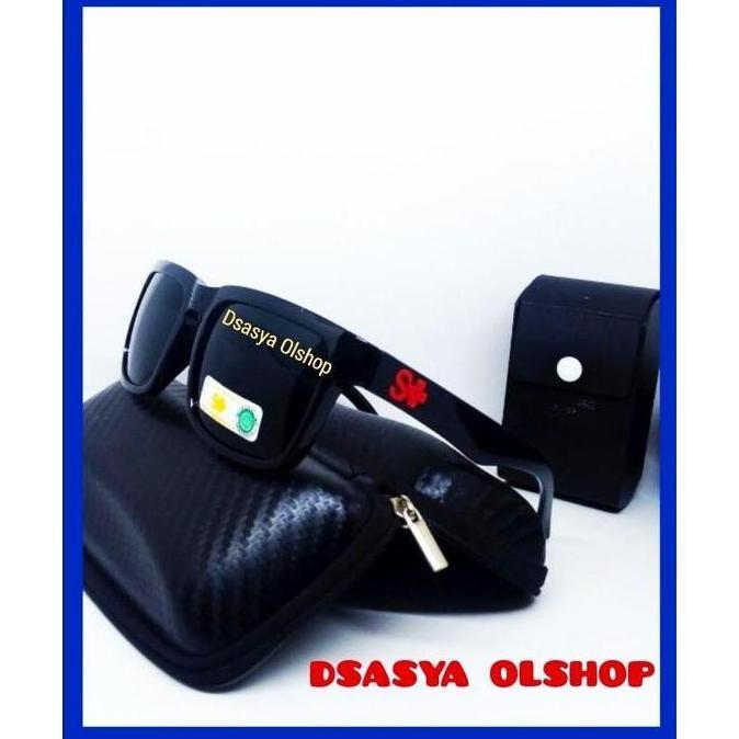 New- Kacamata Hitam Pria S+4001 Kaki Tangkai Warna Hijau Biru Pink Ungu Hitam Putih Frame Kotak