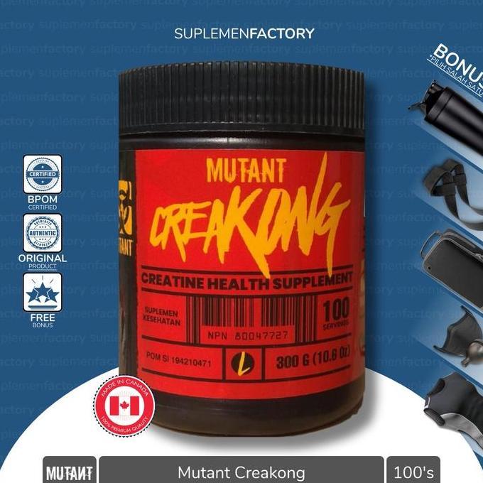 Gasskuy- Mutant Creakong 300Gr Creatine Mutant Tanpa Rasa