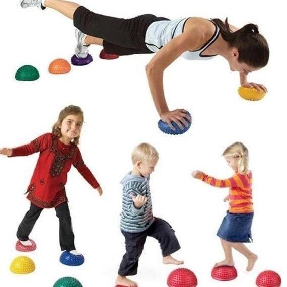 Lansungkirim- Balance Yoga Ball Half Inflatable