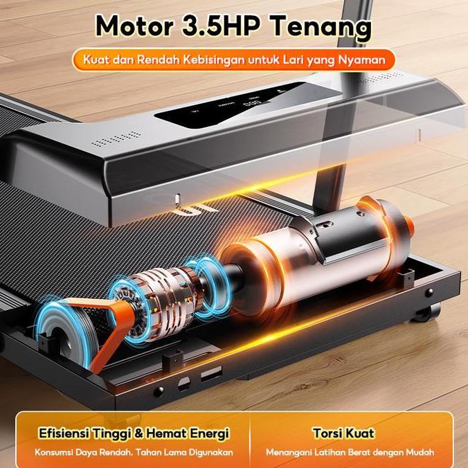 Lansungkirim- Garansi SeumurSoarfly Treadmill Elektrik Multifungsi 12 Km/H Walking & Running Pad Per