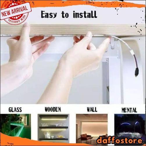 [3528 10m] Lampu led strip rgb 16 warna remote tiktok warna warni lampu kamar dinding Bigpromo