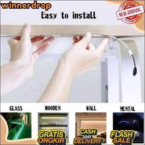 [3528 10m] Lampu led strip rgb 16 warna remote tiktok warna warni lampu kamar dinding New produk