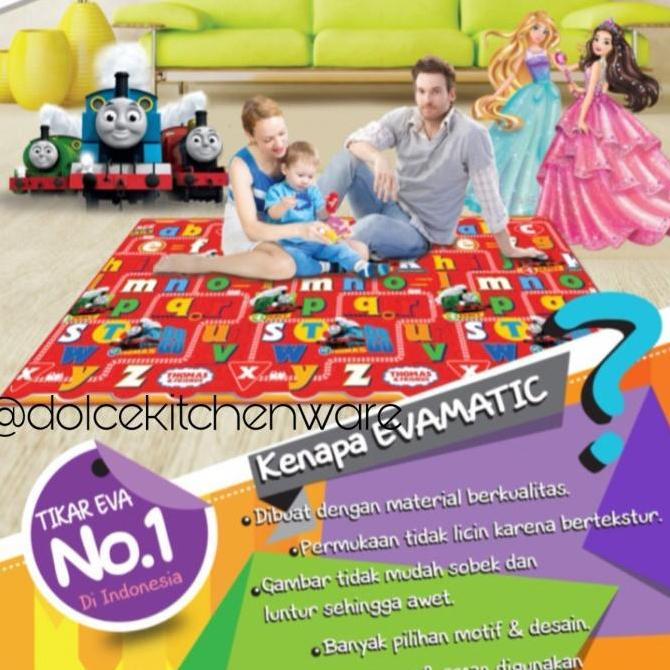 Tikar Karpet Foam Evamatic Unimatic 120x200 200x200 cm