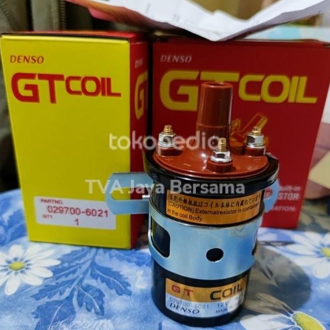 Ignition Coil Koil GT Pengapian 12V Kaki 3 Universal Denso Kijang 5K 7K Futura Carry L300 Japan