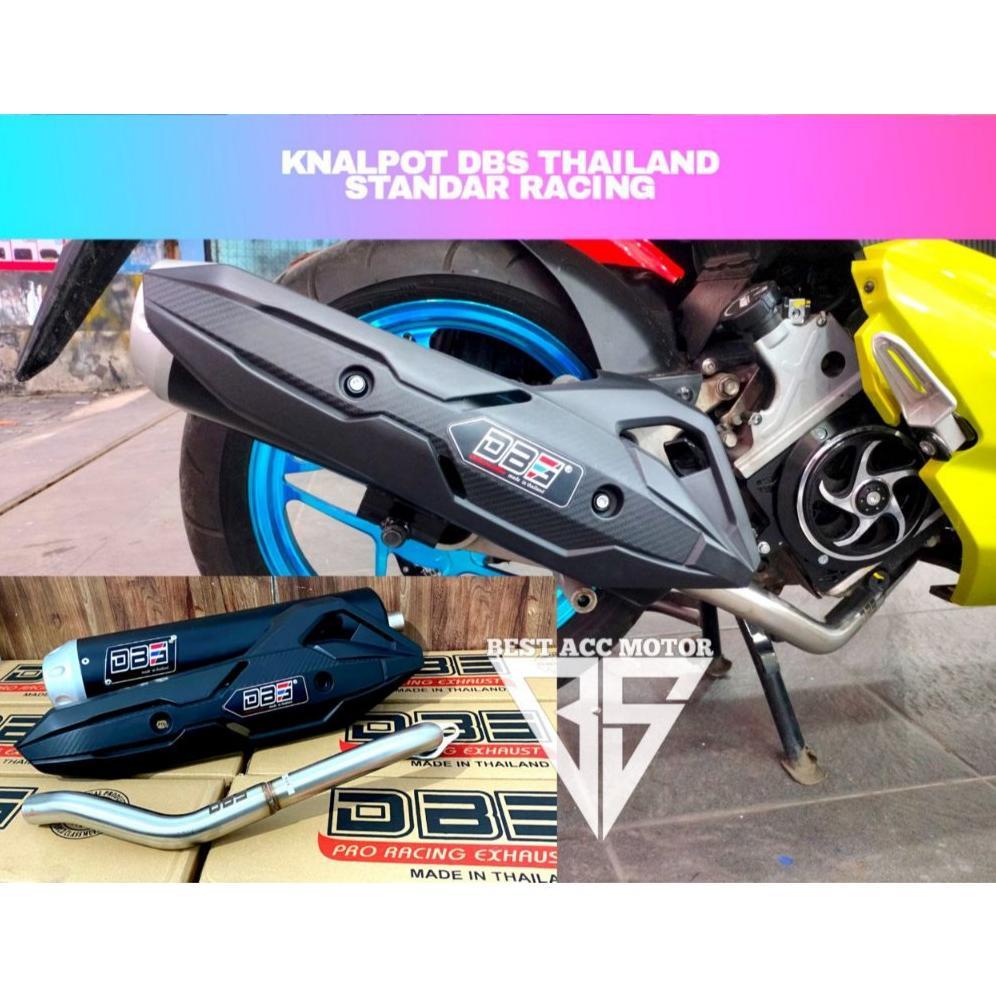 Knalpot standar racing DBS THAILAND ORIGINAL KNALPOT DBS MATIC VARIO125 150 160 BEAT OLD NEW SCOOPY 