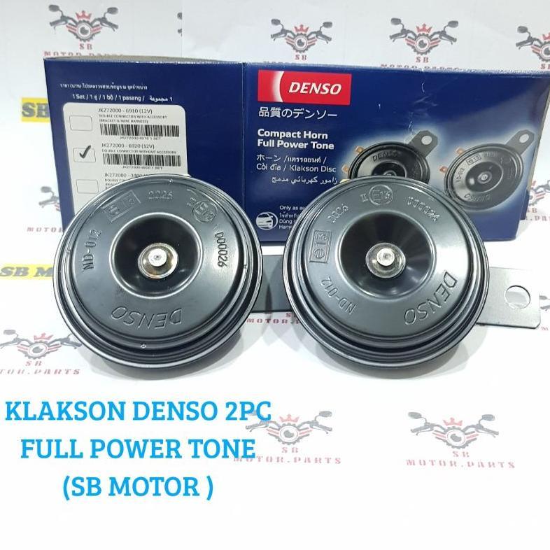 KLAKSON ORIGINAL DENSO RXKING SCORPIO BEAT VARIO SATRIA FU MIO KLAKSON DENSO SET COMPACT HORN FULL P