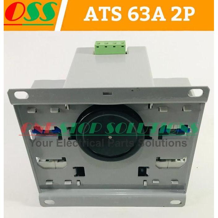 Miliki Ats Auto Transfer Switch Ats 63A 2P 2 Pole Untuk Otomatis Genset