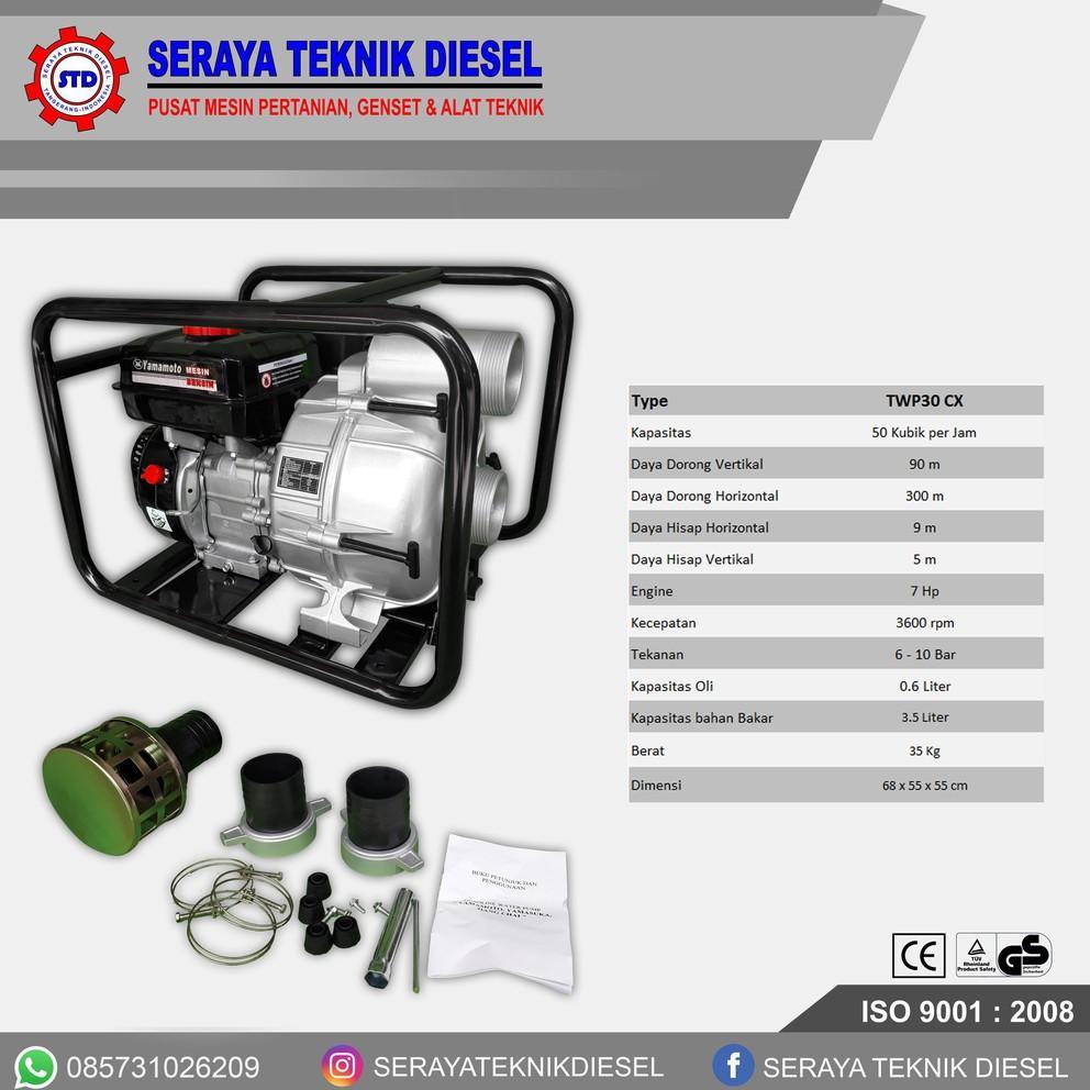 POMPA LUMPUR 3 INCH YAMAMOTO 7 HP / POMPA PASIR YAMAMOTO 7 HP Berkualitas