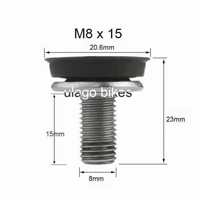 Hot Sale, (1Pc) Baut Tutup Bb Kotak Ulago Crank Arm Crankset Neco Litepro  Kunci L Cover As Bolt Nut