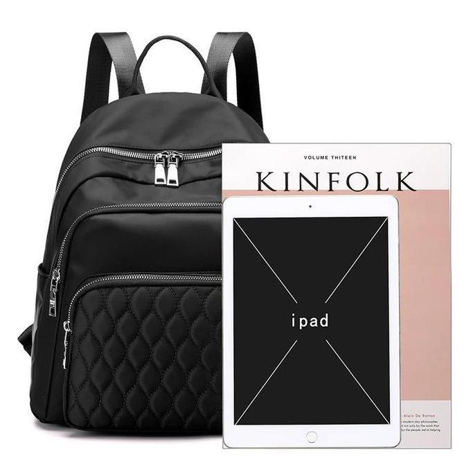 New- [Promo Terbatas] Ransel Wanita 2024 Tas Selempang Bordir Fashion Wanita Korean Model Chibao Nyl