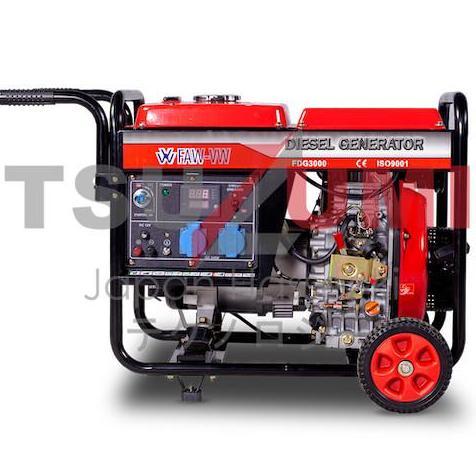 Diskon Genset 3000 Watt Diesel Solar Electric Stater Faw-Vw Fdg 3000