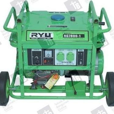 Diskon Ryu Mesin Genset Rg 7800 - 1 5500 Watt / Gasoline Generator Set + Peti Kayu