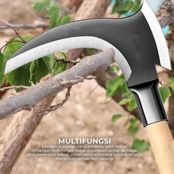 Ytta- Sabit Pertanian Alat Sabit Rumput Berkebun Sabit Kecil Alat Padi ( Alat Panen Padi Dan Rumput 