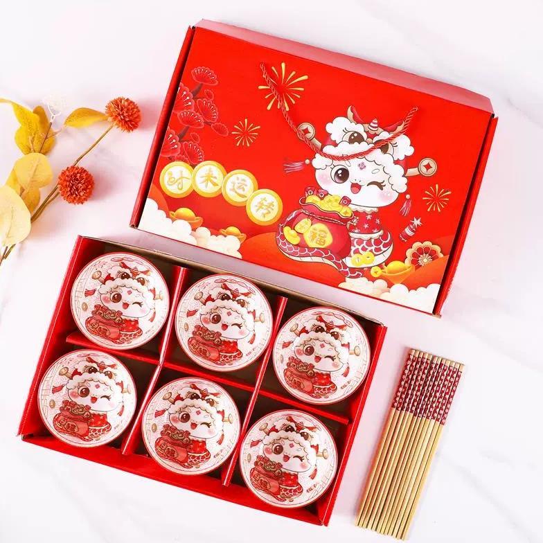 Hampers Imlek China New Year / Mangkok Set Bowl Set / Mangkok Set Imlek  / hampers imlek